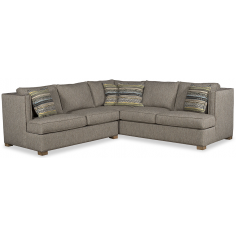 SECTIONALS - Leather & High End Upholstered Furniture Beautiful Woven Winter Slate Sofa