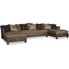 SECTIONALS - Leather & High End Upholstered Furniture Deluxe and Grand Winter's Game Sofa