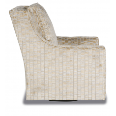 CHAIRS, Leather, Upholstered, Accent Gorgeous Stepping Stone Swivel Armchair 2