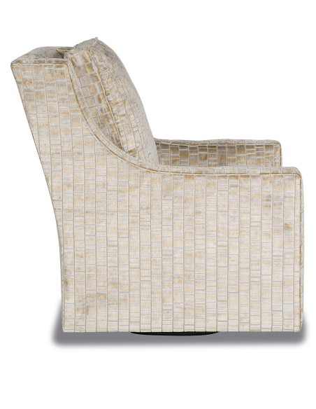 CHAIRS, Leather, Upholstered, Accent Gorgeous Stepping Stone Swivel Armchair
