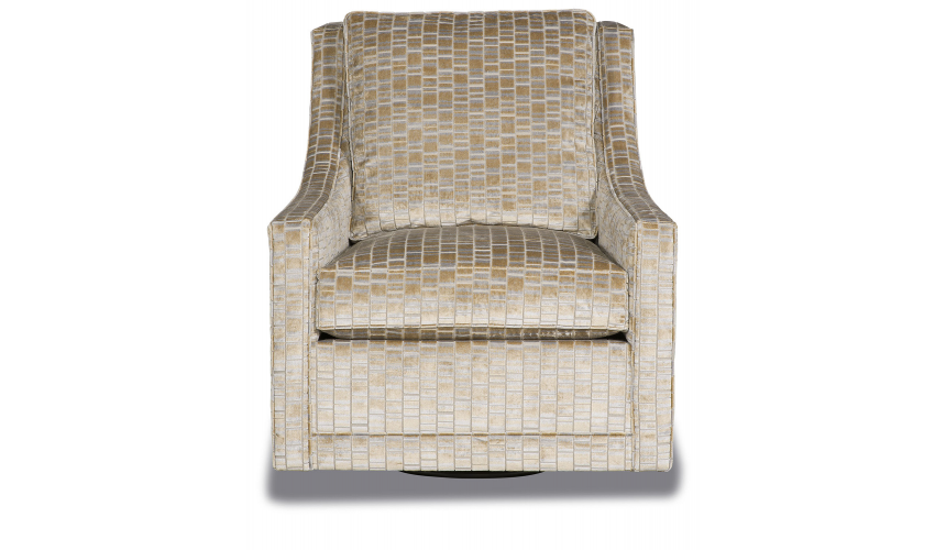 CHAIRS, Leather, Upholstered, Accent Gorgeous Stepping Stone Swivel Armchair
