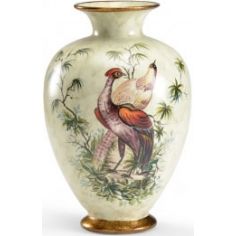 Decorative Accessories Pear Shaped Pheasant Vase