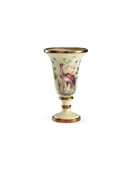 Trophy Shaped Pheasant Vase