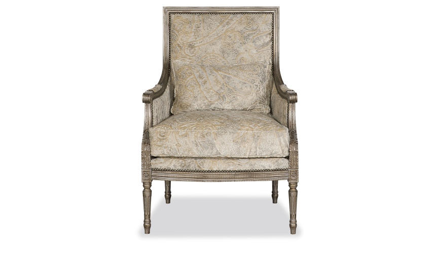 CHAIRS, Leather, Upholstered, Accent Elegant Remembered Letters Armchair