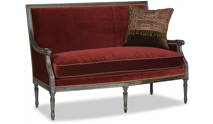 SETTEES, CHAISE, BENCHES Beautiful Simplicity in Historic Brick Love Seat