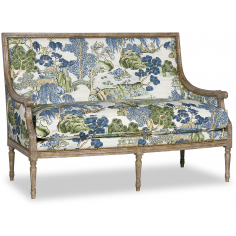SETTEES, CHAISE, BENCHES Elegant Asian Garden Party Love Seat