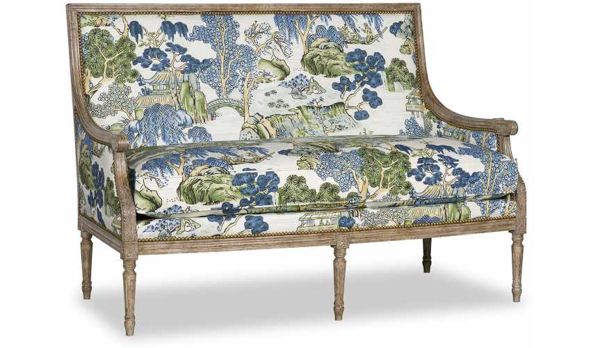 SETTEES, CHAISE, BENCHES Elegant Asian Garden Party Love Seat