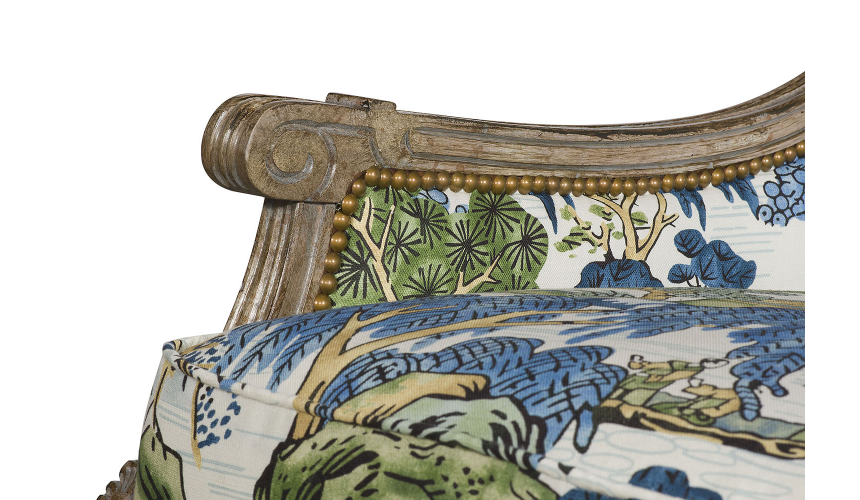 SETTEES, CHAISE, BENCHES Elegant Asian Garden Party Love Seat