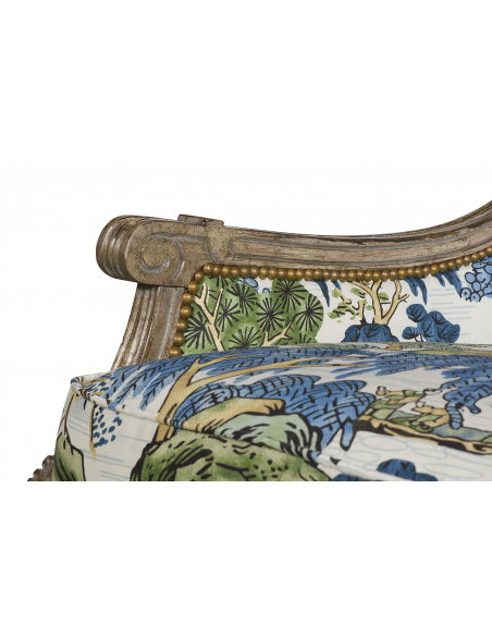 SETTEES, CHAISE, BENCHES Elegant Asian Garden Party Love Seat