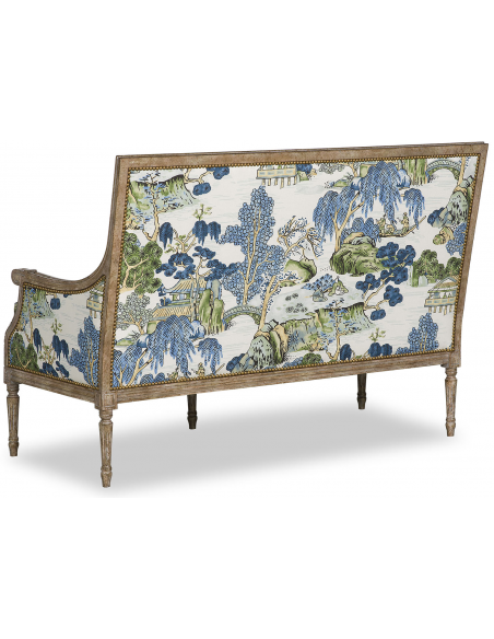 SETTEES, CHAISE, BENCHES Elegant Asian Garden Party Love Seat