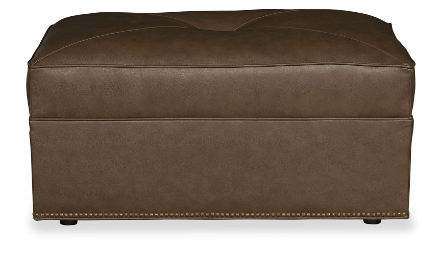 OTTOMANS Sleek and Simple in Bateau Brown Bench