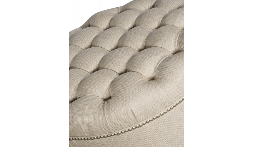 OTTOMANS Luxurious Almond Cream Seat