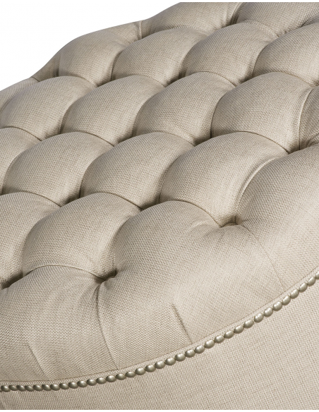 OTTOMANS Luxurious Almond Cream Seat
