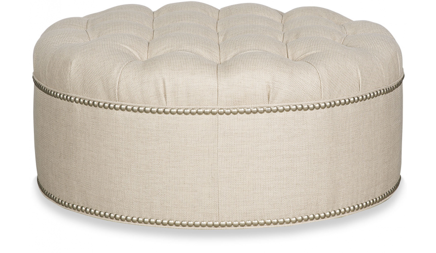 OTTOMANS Luxurious Almond Cream Seat