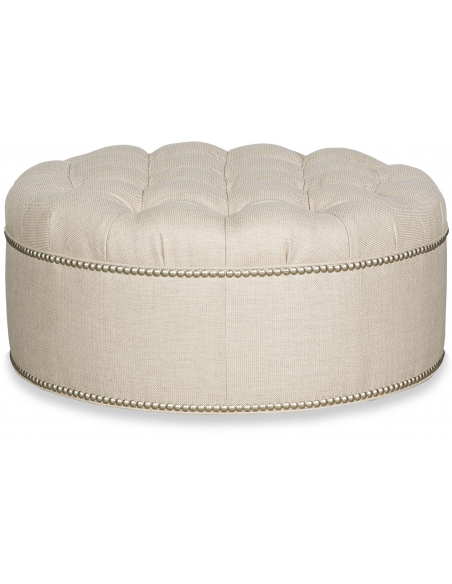 OTTOMANS Luxurious Almond Cream Seat