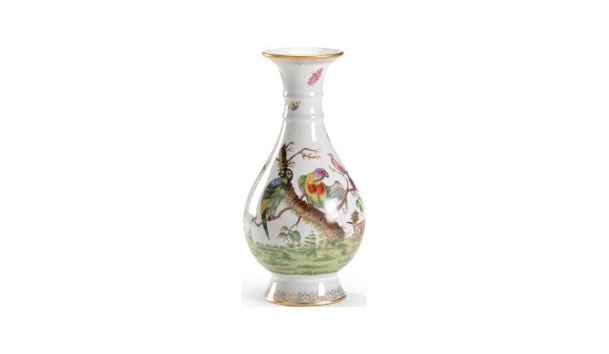 Decorative Accessories Colorful Hand Decorated Birdie Vase