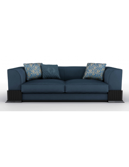 Gorgeous Brilliant Sapphire Blue Sofa