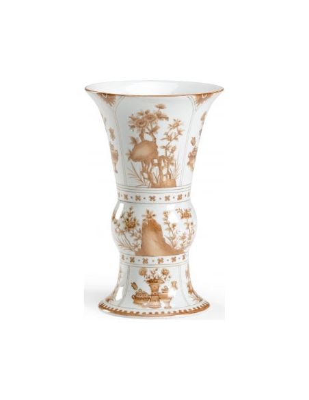 Chelsea Hand Decorated Nutmeg Vase