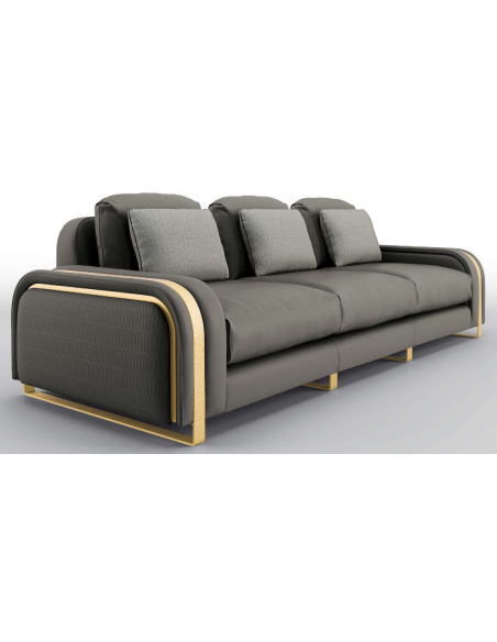SOFA, COUCH & LOVESEAT Beautiful Smoke and Iron Sofa