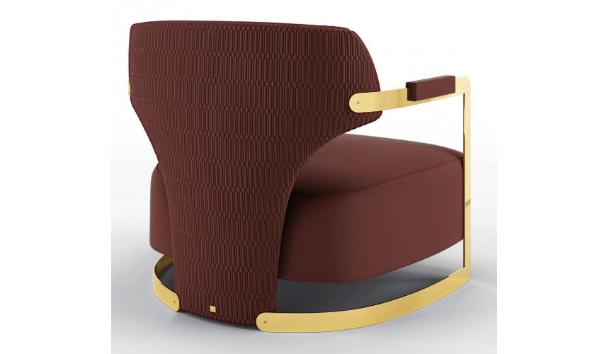 CHAIRS, Leather, Upholstered, Accent Gorgeous Marilyn Merlot Armchair