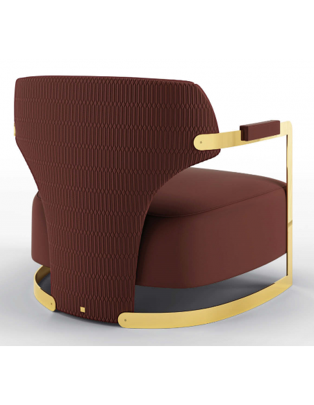 CHAIRS, Leather, Upholstered, Accent Gorgeous Marilyn Merlot Armchair