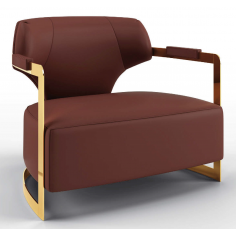 CHAIRS, Leather, Upholstered, Accent Gorgeous Marilyn Merlot Armchair