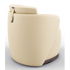 CHAIRS, Leather, Upholstered, Accent Luxurious Born in Beige Armchair 2