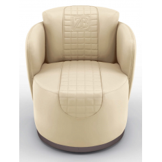 CHAIRS, Leather, Upholstered, Accent Luxurious Born in Beige Armchair