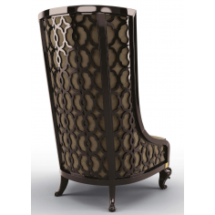 CHAIRS, Leather, Upholstered, Accent Breathtaking Castle Walls Armchair 2
