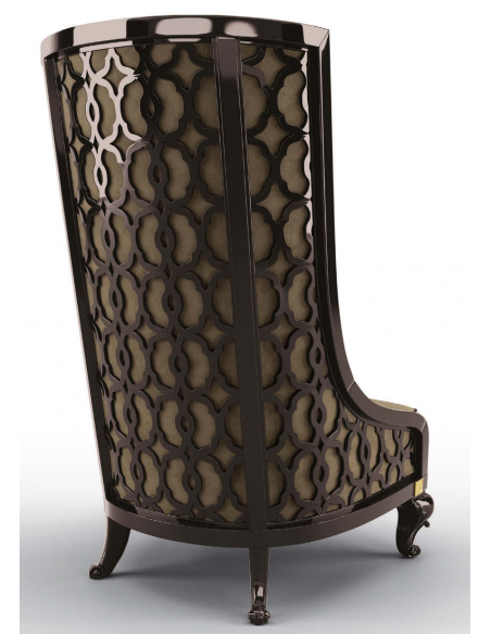 CHAIRS, Leather, Upholstered, Accent Breathtaking Castle Walls Armchair