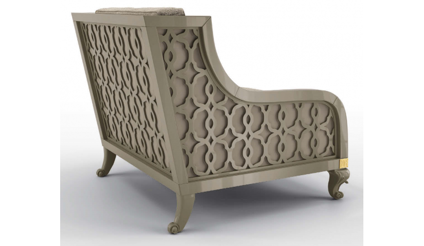 CHAIRS, Leather, Upholstered, Accent Deluxe Thunder Bird Wide Armchair