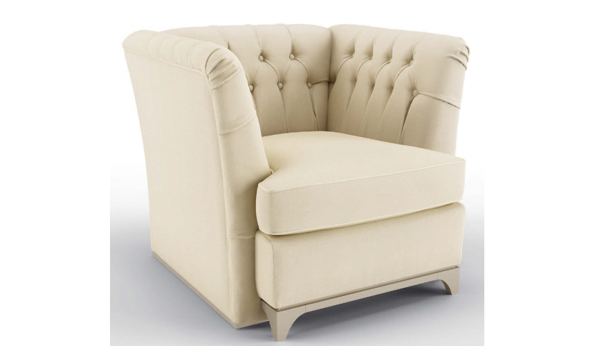 CHAIRS, Leather, Upholstered, Accent Gorgeous Wedding China Armchair