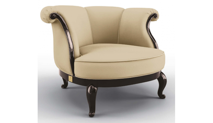 CHAIRS, Leather, Upholstered, Accent Stunning Lily of the Desert Armchair