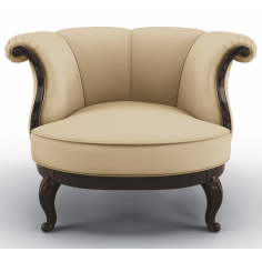 CHAIRS, Leather, Upholstered, Accent Stunning Lily of the Desert Armchair