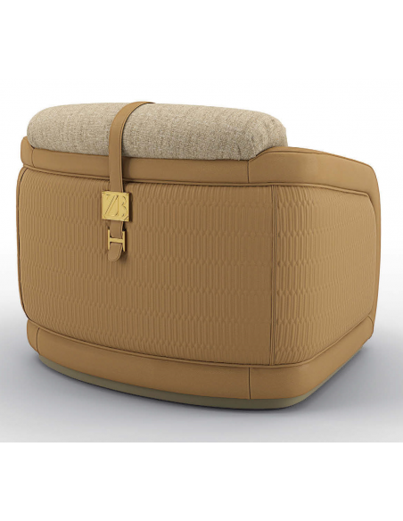 CHAIRS, Leather, Upholstered, Accent Sleek and Sophisticated in Hazelnut Armchair
