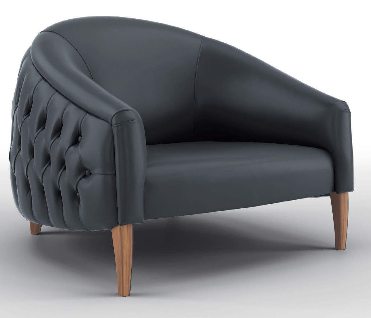 CHAIRS, Leather, Upholstered, Accent Contemporary Calm in the Universe Armchair