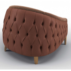 CHAIRS, Leather, Upholstered, Accent Stunning Moons of Mars Armchair 2