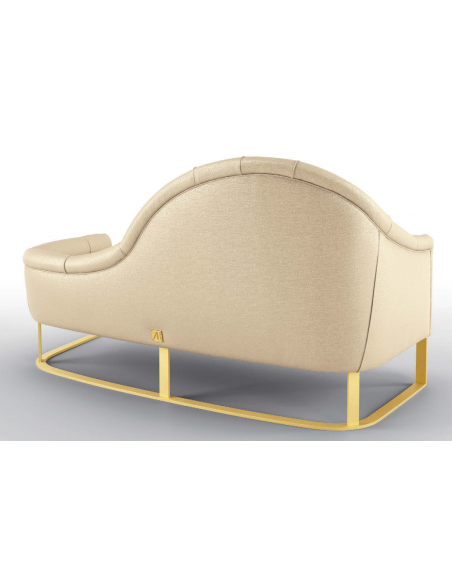 SETTEES, CHAISE, BENCHES  Elegant Vanilla Quartz Dormeuse