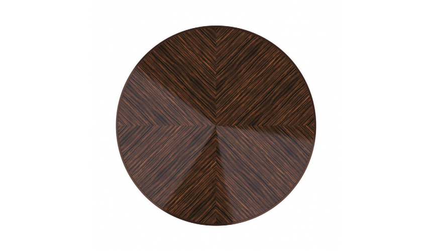Dining Tables Deluxe and Rich Hearthstone Brown Round Dining Table