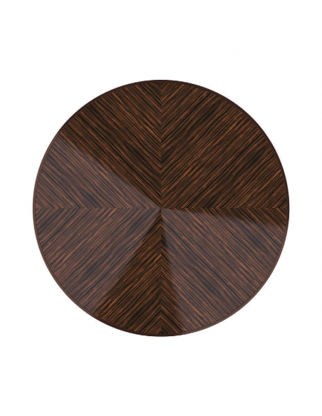 Dining Tables Deluxe and Rich Hearthstone Brown Round Dining Table