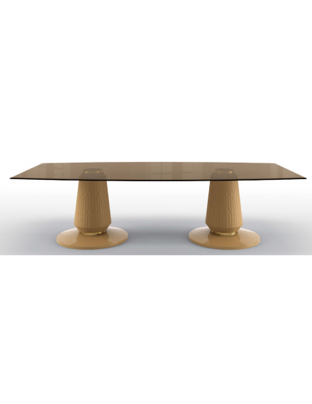 Dining Tables Beautiful Clarity in the Desert Rectangular Dining Table