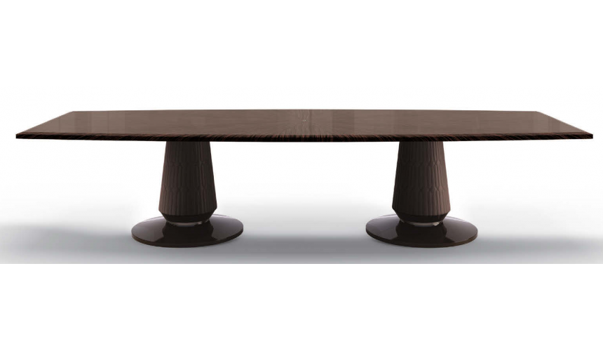 Dining Tables Sleek Forrest Soldier Rectangular Dining Table Brown