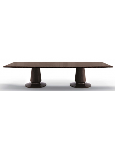 Dining Tables Sleek Forrest Soldier Rectangular Dining Table Brown