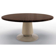 Dining Tables Elegant Melting Snow Round Dining Table 2