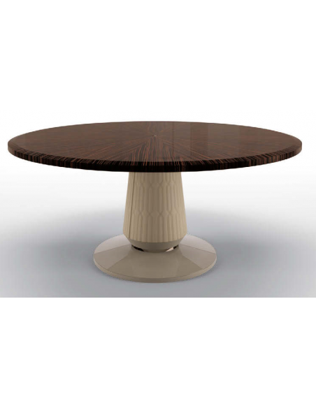 Dining Tables Elegant Melting Snow Round Dining Table