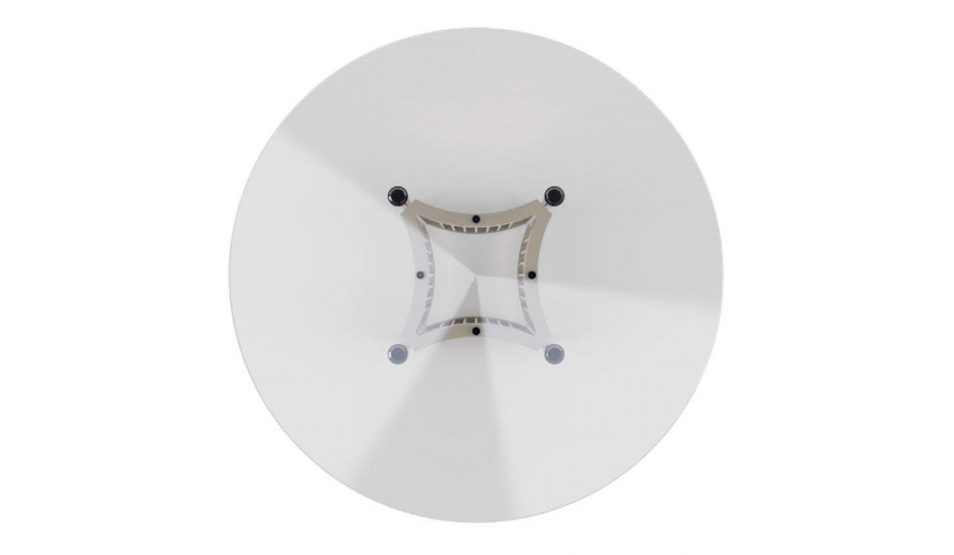 Dining Tables Contemporary Caged Clarity Round Dining Table