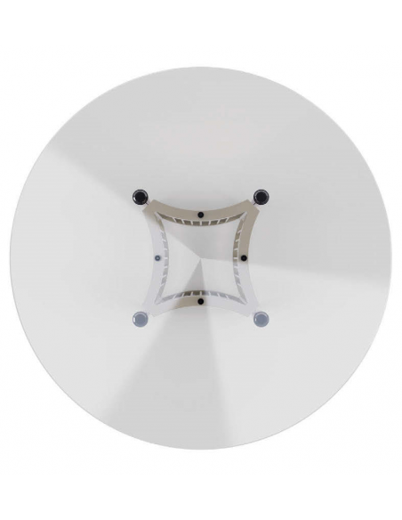 Dining Tables Contemporary Caged Clarity Round Dining Table