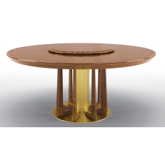 Dining Tables High End Bronzed Sun Beams Round Dining Table 2