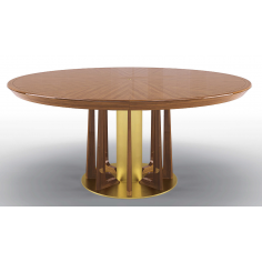 Dining Tables High End Bronzed Sun Beams Round Dining Table