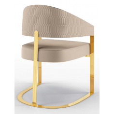 Dining Chairs Luxurious Golden Clouds Dining Chair 2